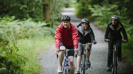 Cycling near Lake Windermere, Cumbria
